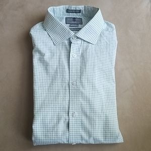 Black Brown 1826 17.5 33 slim fit non iron shirt